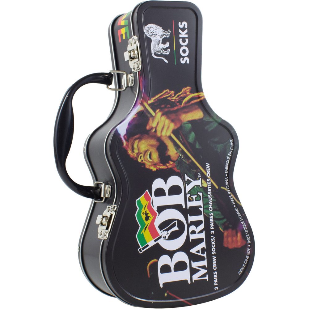 Bob Marley - Logos Socks - Black